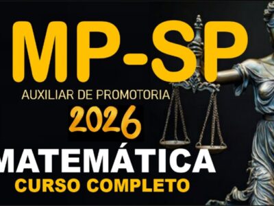 CURSO DE INTENSIVO-MATEMÁTICA-MP-SP – COMPLETO